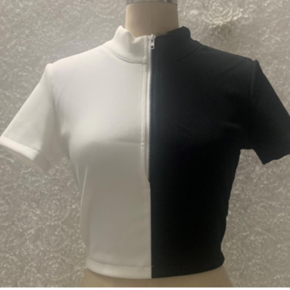 Crop top- duo colored - Picture 2 of 3